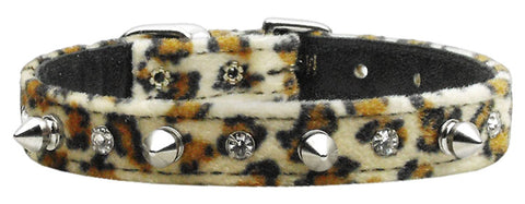 Animal Print Crystal And Spike Collars Jaguar 10