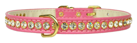 Beverly Pink 12 (with Clear Stones)