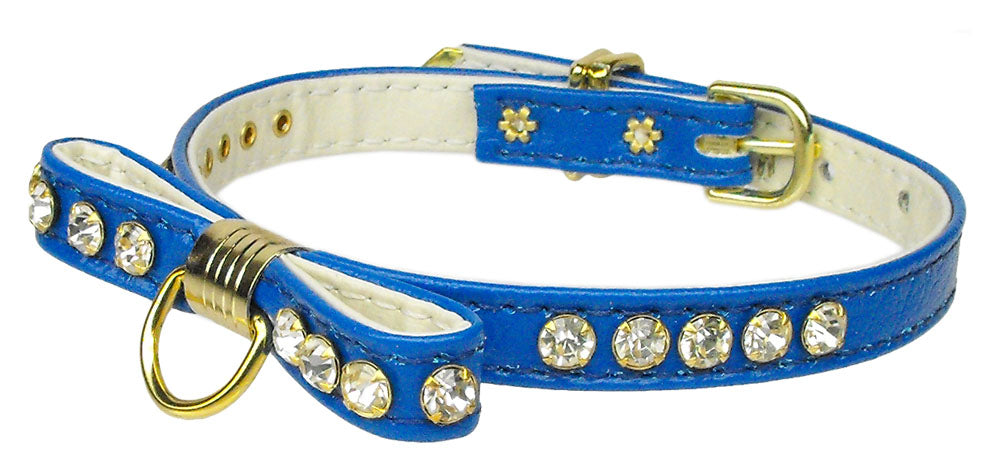 Bow Collar Blue 10