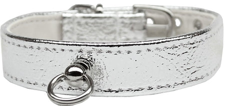 # 70 Dog Collar Silver Size 10