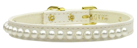 3-8" Pearl Collar White 10