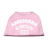 Aberdoggie UK Screenprint Shirts Light Pink Lg (14)