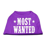 Most Wanted Screen Print Shirt Purple Med (12)