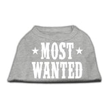 Most Wanted Screen Print Shirt Grey XS (8)