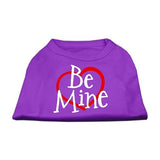 Be Mine Screen Print Shirt Purple XS (8)