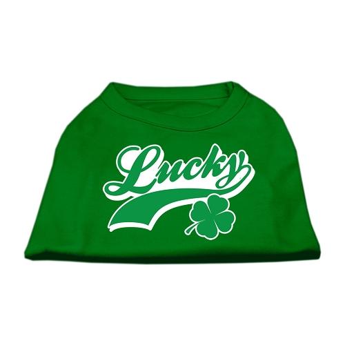 Lucky Swoosh Screen Print Shirt Emerald Green XXXL (20)