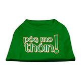 Pog Mo Thoin Screen Print Shirt Emerald Green XXXL (20)