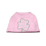 Happy St. Patrick's Day Rhinestone Shirts Light Pink L (14)