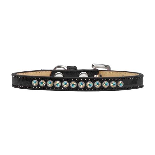 AB Crystal Size 12 Black Puppy Ice Cream Collar