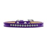 AB Crystal Size 8 Purple Puppy Ice Cream Collar