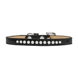 Pearl Size 12 Black Puppy Ice Cream Collar