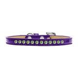 Lime Green Crystal Size 10 Purple Puppy Ice Cream Collar