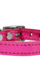 Plain Metallic Leather Metallic Pink 22