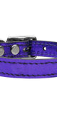 Plain Metallic Leather Metallic Purple 22