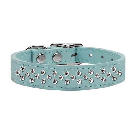 Sprinkles Clear Crystal Leather Baby Blue 16